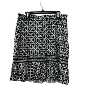 Max Studio Multicolor Elastic Waist Shirt Women Size Small